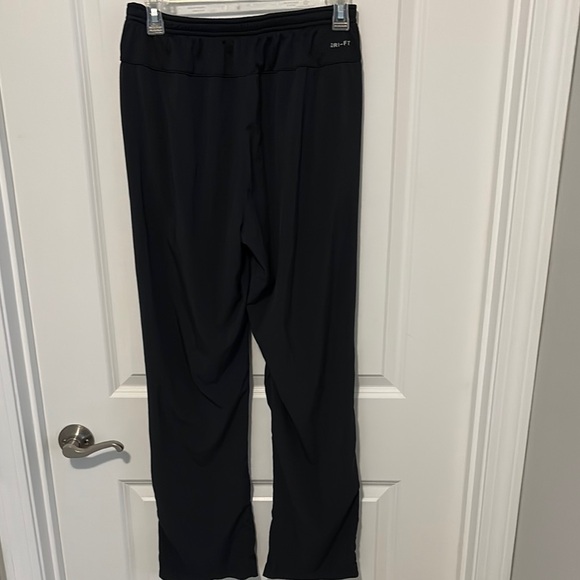 Nike Black Athletic Pants with White Accents - Picture 2 of 2